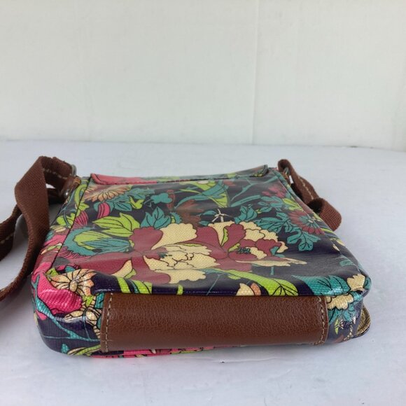 Sakroots Womens Floral Crossbody Peace Bag Adjustable Strap Multiple Pockets - Picture 7 of 7